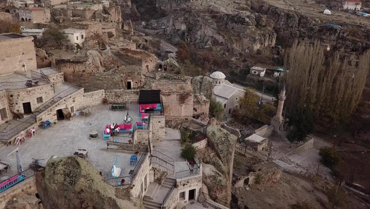 Kapadokya Ihlara Konaklari Antik Gelveri Konagi Guzelyurt Exteriör bild